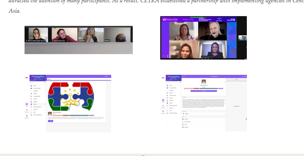 CETKA at Women's Entrepreneurship EXPO 2023